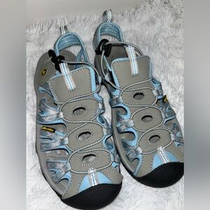 Atika Womens Athena Lightweight Athletic Outdoor Sandles, Oceanside.